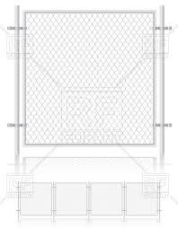 Chain Fence Wire Mesh Stock Vector Image