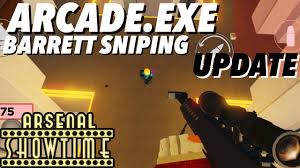 Biggest unofficial roblox arsenal subreddit!!! Arcade Exe In Roblox Arsenal Barrett Sniping Youtube