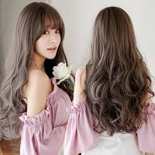 I love these hairstyles for their effortless, beachy feel. Wig Haired Female Long Hair Pull Long Curling Big Waves Fluffy Natural Network Red Cute Realistic