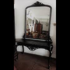 ebony mirror table modern furniture