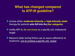 Ppt The Position Of Statins In The New Guideline