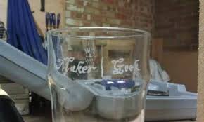 wine glass engraving with dremel 4000