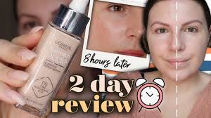 l oréal tinted serum review 2 day test