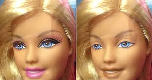 barbie doing makeup flash s