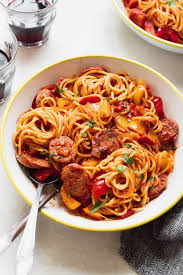 italian sausage and peppers pasta