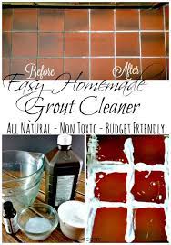 easy homemade grout cleaner