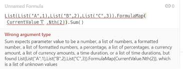 sum of values in nested lists using