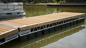 steel floating commercial dock