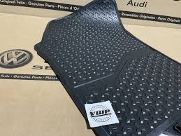vw up front rubber foot mats rhd all