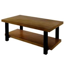 Natural Rectangle Wood Coffee Table