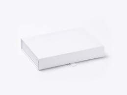 white a6 folding rigid box size