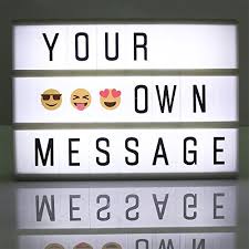 Cinema Lightbox Led Cinematic Light Box With 90 Letters Free Combination For Wedding Home Photoshoots Birthday Party Cute Home Decor Olivia Decor Decor For Your Home And Office