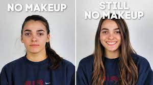 transformation but with no makeup