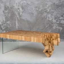 Natural Wood Coffee Table