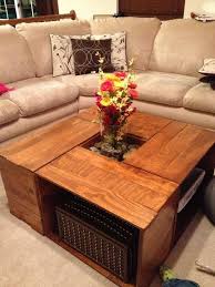 Need a coffee table that includes storage…and is portable? 20 Diy Wooden Crate Coffee Tables Guide Patterns