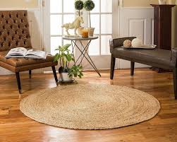 round jute made area rugs