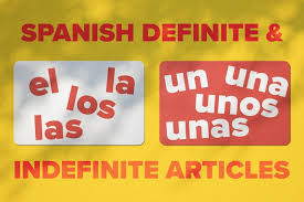 indefinite articles in spanish