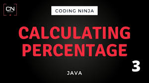 java code for calculating percenes