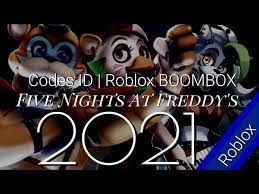 roblox fnaf song codes you