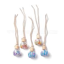 empty gl perfume bottle pendants