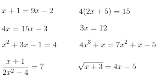 Equivalent Equations Concept Examples