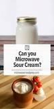 Can you warm up sour cream?