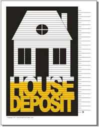House Deposit Savings Chart Saving Money Chart House