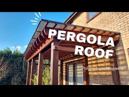 Pergola Roofing Polycarbonate Sheets