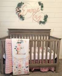 Fl Pink Personalized Nursery