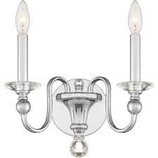 Sconces Double Candle Double Glass Riverside Lighting