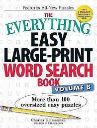 No more struggling to see the words with the help of enlarged print. 1960 S Word Search Puzzle Book Large Print Word Search Books For Seniors And 11 65 Picclick Uk