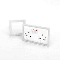 Various light switches are included. Black Socket Surround Light Switch Plug Single Double Acrylic Gloss Ebay