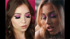 celebrity inspired makeup look ariana