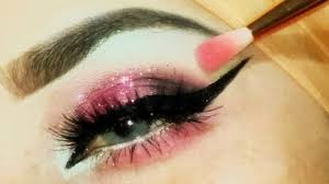 pink party makeup