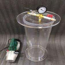 clear acrylic round vacuum chamber