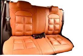 Plain Pattern Leather Car Seat Cover