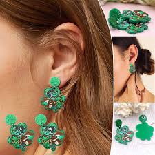 acrylic dangle earrings
