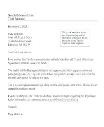 Resume Character Letter For A Friend Sample Reference