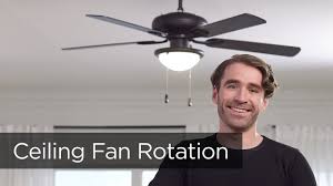 ceiling fan seasonal rotation direction