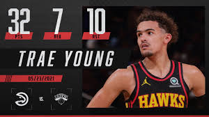 Young nike mlk city edition jersey tee. Trae Young S Playoff Debut Is 2021 Nba Playoffs Youtube