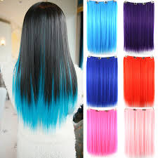 From a subtle touch of pink hair color, to a balayage, or a bold metallic pink hair look, your options this is pink hair color taken to the limits. Tianlin 9 Colors Pink Blue Hair Color Clip In Hair Ombre Wig Extensions Synthetic Treadlocks Mega Hair Straight Hairpiece Hair Color Clip Clip In Hair Ombrecolor Clip In Aliexpress