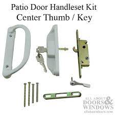 Patio Door Keyed Handle Set Mortise