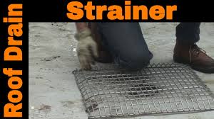 drain strainers or leaf filters on