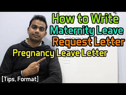 pregnancy leave letter