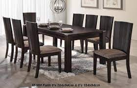 Rustic tables give a raw wood as. Faith 6 Seater Dining Set Trendy Furniture Design Modern Dining Room Set Dining Table Design Modern Dining Room Sets