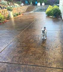 Concrete Stain And Sealer Patio