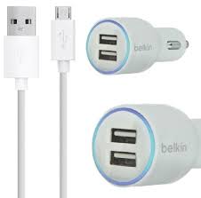 Belkin Android Car Charger With Lightning Cable Tsg