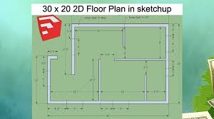 Sketchup 2d Floor Plan