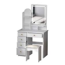 fufu a 5 drawers white wood dresser