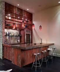 how to set out a funky home bar